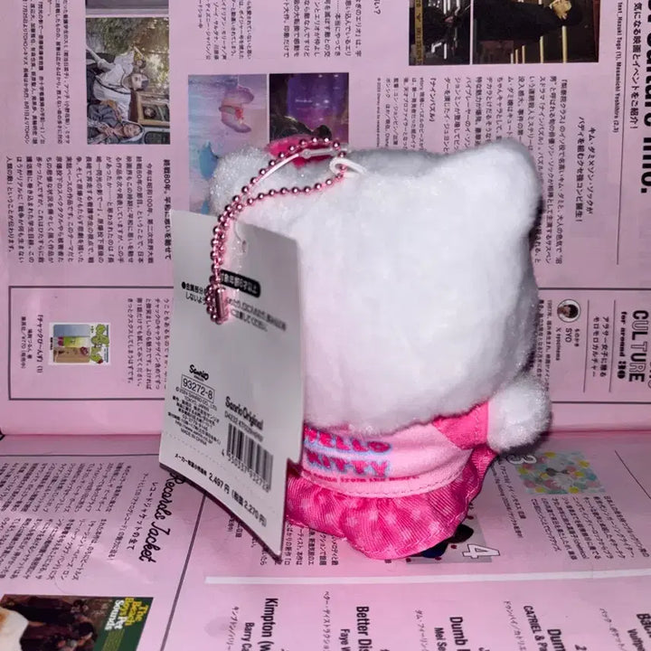 [BUNJANG] Sanrio Hello Kitty Natsukashi Profile Book Series Kitty Mascot Doll Keyring / 산리오 헬로키티 나츠카시 프로필 북 시리즈 키티 미스코트 인형 키링