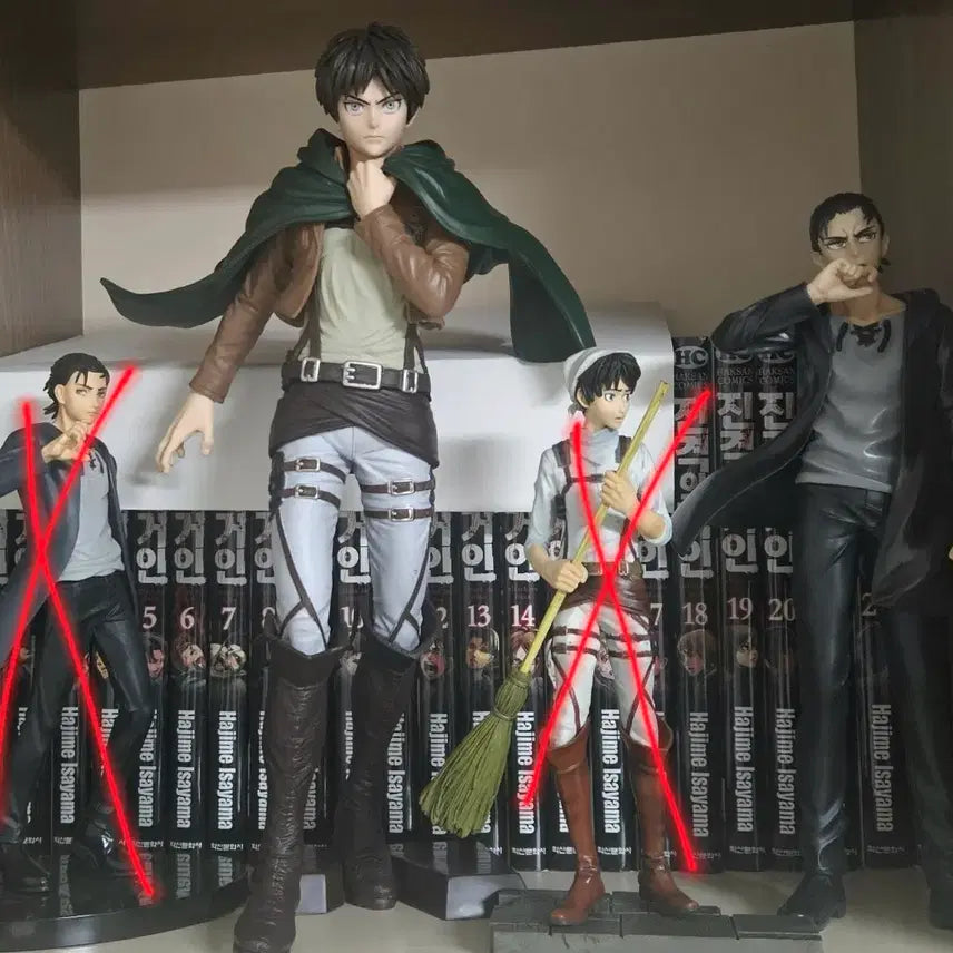 [BUNJANG] Unknown Eren Figure Bundle / 에렌 그란디스타 쿠지 b상 피규어 일괄