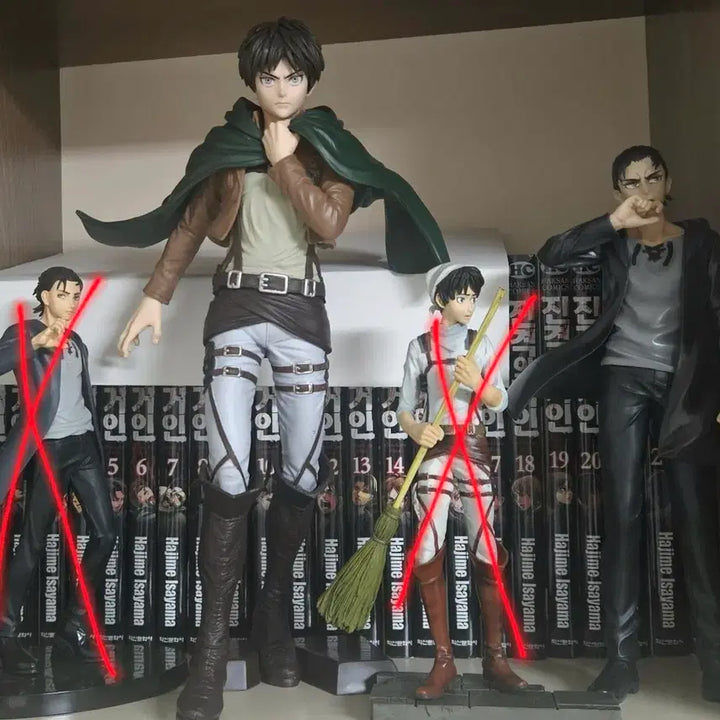 [BUNJANG] Unknown Eren Figure Bundle / 에렌 그란디스타 쿠지 b상 피규어 일괄