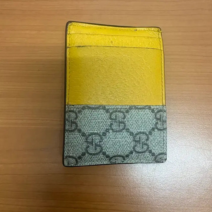 [BUNJANG] Gucci GG Supreme Tiger Detail Card Case / 구찌 GG 수프림 카드지갑 타이거 장식