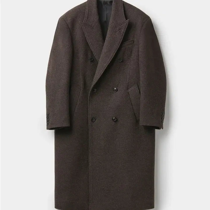 [BUNJANG] COOR Virgin Wool Alpaca Peaked Lapel Coat / 쿠어 COOR 버진 울 알파카 피크드라펠 코트