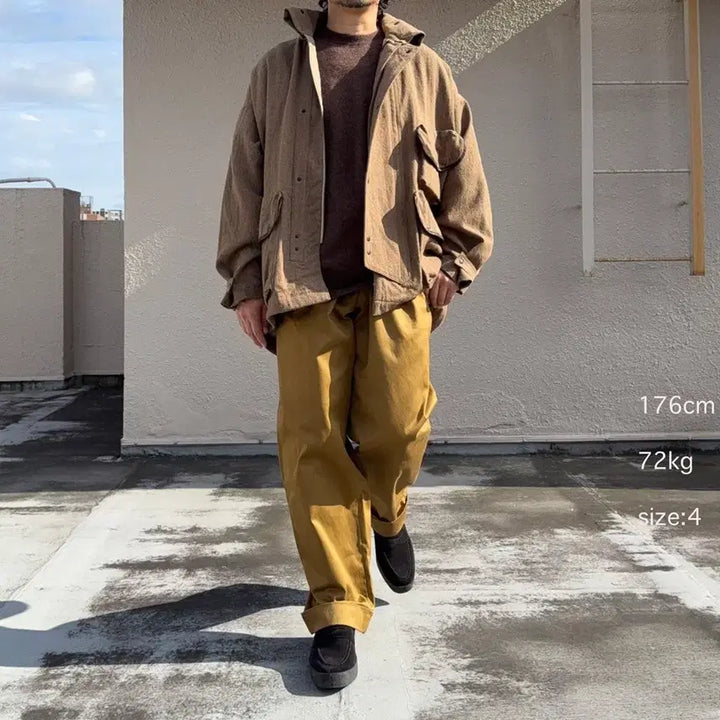 [BUNJANG] Captain Sunshine Seo Ji Wool Hunter Jacket Brown 25AW / [4] 캡틴선샤인 서지 울 헌터 자켓 브라운 25aw