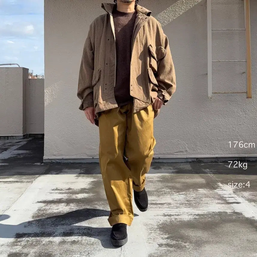 [BUNJANG] Captain Sunshine Seo Ji Wool Hunter Jacket Brown 25AW / [4] 캡틴선샤인 서지 울 헌터 자켓 브라운 25aw