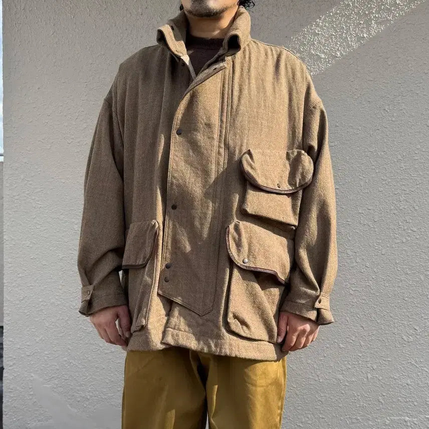 [BUNJANG] Captain Sunshine Seo Ji Wool Hunter Jacket Brown 25AW / [4] 캡틴선샤인 서지 울 헌터 자켓 브라운 25aw