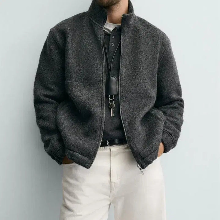 [BUNJANG] Zara Textured Relaxed Fit Jacket / zara 텍스처 릴렉스핏 자켓