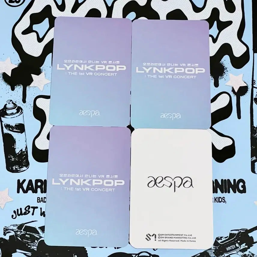 [BUNJANG] Aespa Karina Ring Pop Photocard Bundle Set / 에스파 카리나 포카 4개 일괄 양도해요 aespa karina 링팝