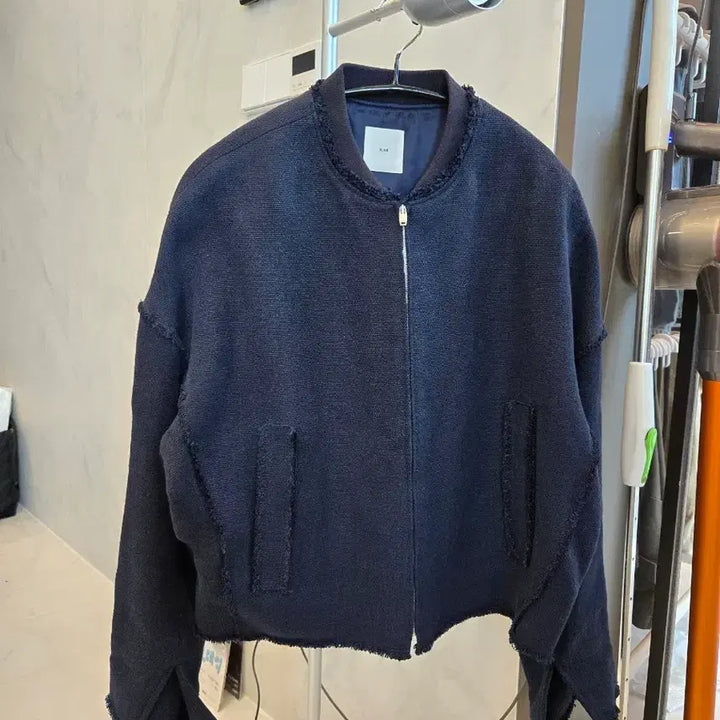 [BUNJANG] KUHO Knit Blouson Jacket / KUHO 구호 블루종 스타일 자켓, 새상품급