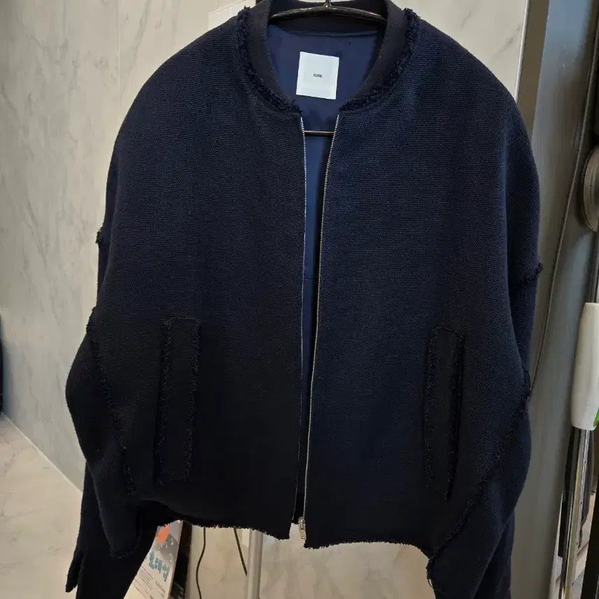 [BUNJANG] KUHO Knit Blouson Jacket / KUHO 구호 블루종 스타일 자켓, 새상품급