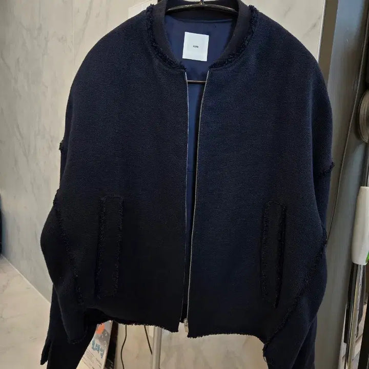 [BUNJANG] KUHO Knit Blouson Jacket / KUHO 구호 블루종 스타일 자켓, 새상품급