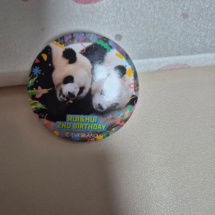 [BUNJANG] Everland Panda World Commemorative Badge Set / 에버랜드 판다월드 기념 뱃지 세트 루이후이 생일 뱃지