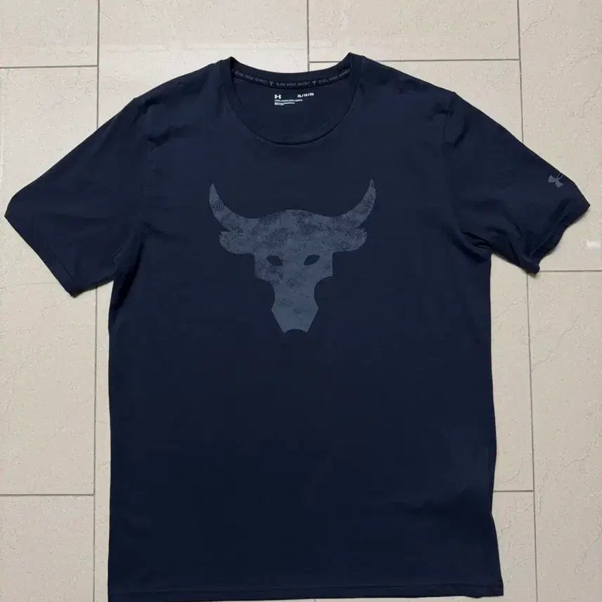 [BUNJANG] Under Armour Project Rock T-Shirt XL / 언더아머 프로젝트락 반팔 티셔츠 XL