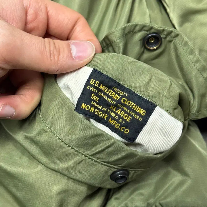 [BUNJANG] Vintage Reversible MA-1 Bomber Jacket XL / 논스탁 빈티지 리버시블 ma1 봄버 XL