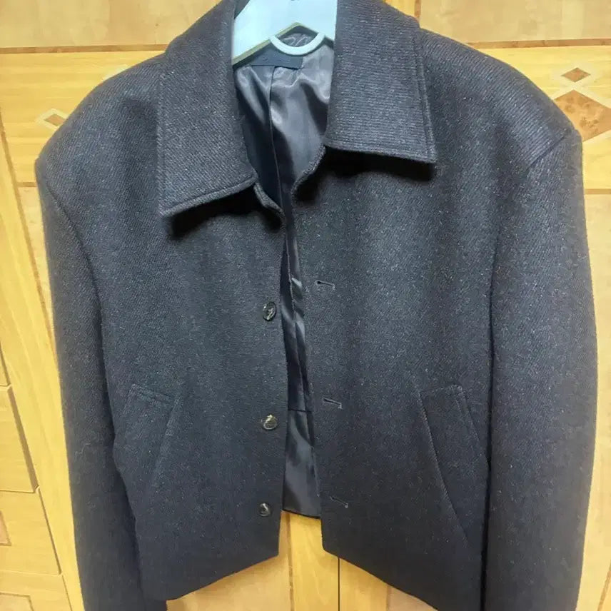 [BUNJANG] MCND Win Cropped Blouson Brown / [M] DNSR 울 크롭 블루종 브라운