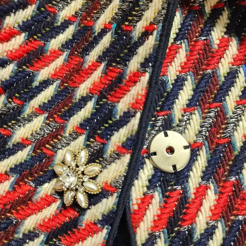 [BUNJANG] Rennybon Check Tweed Jacket / 레니본(82)체크 트위드 자켓