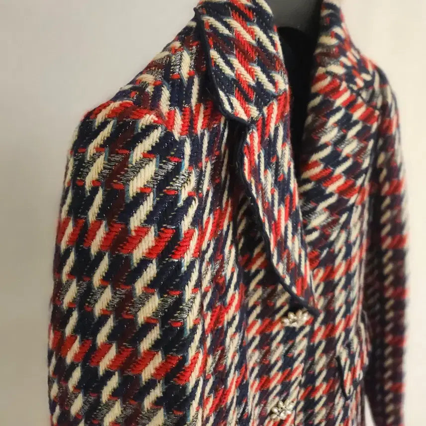 [BUNJANG] Rennybon Check Tweed Jacket / 레니본(82)체크 트위드 자켓
