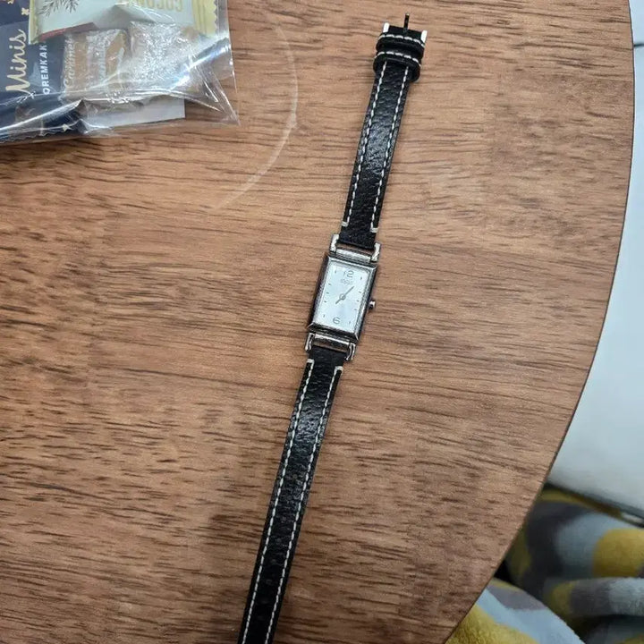 [BUNJANG] COACH Women's Rectangular Leather Watch / 코치 COACH 여성 직사각 가죽 시계