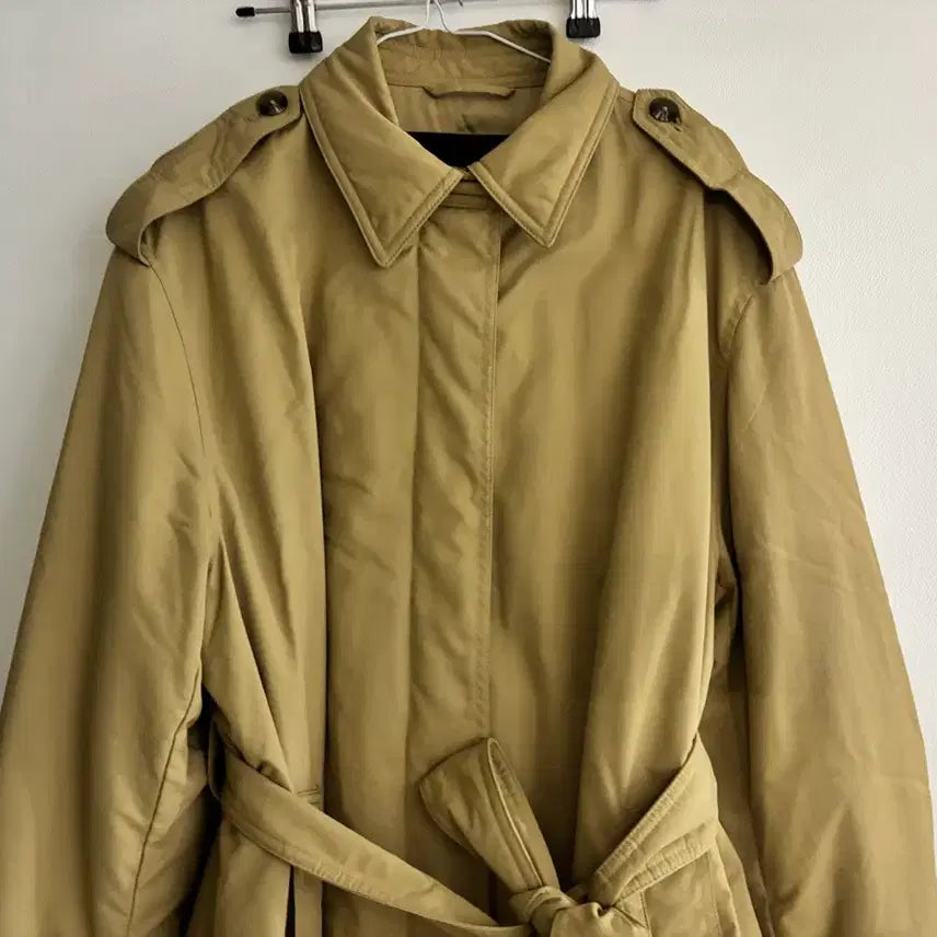 [BUNJANG] Zara Quilted Belt Trench Coat / 자라 퀼팅 벨트 트렌치 코트