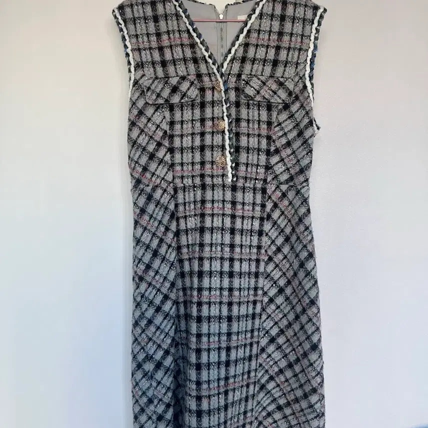 [BUNJANG] Zooc Tweed Long Dress / Zooc 주크 트위드 원피스