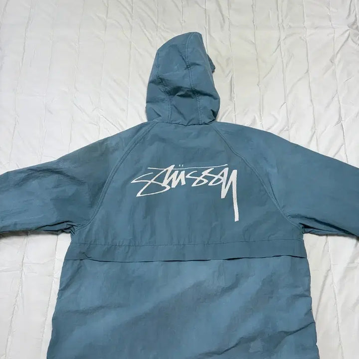 [BUNJANG] Stussy Wave Dye Beach Shell Jacket Atlantic (XXL) / 스투시 웨이브 다이 비치 쉘 자켓 아틀란틱(xxl)