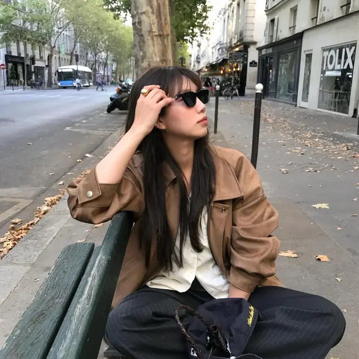 [BUNJANG] Archive J2U Suede Jacket / 아카이브제이투유 스웨이드 블루종 자켓