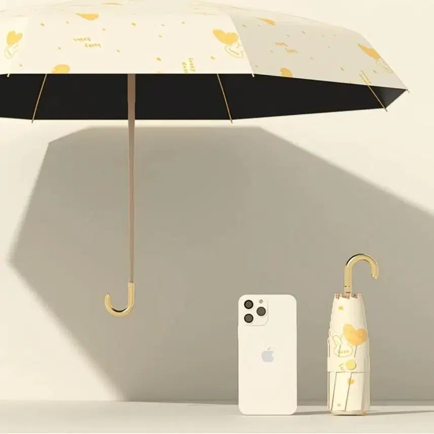 [BUNJANG] Heart Pattern Umbrella / 하트 패턴 양산 겸 우산