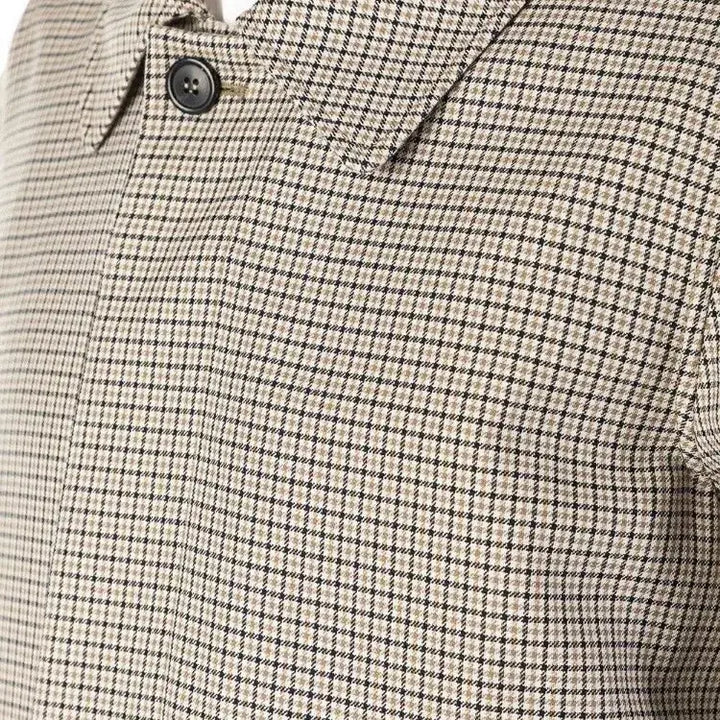 [BUNJANG] APC Men's Check Mac Coat M / APC 아페쎄 남성 체크 맥코트 M 새상품