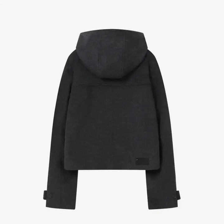 [BUNJANG] Mise-en-scene Seoul Duffle Hoodie Short Coat Charcoal / 미세키서울 더플 후디 숏코트 차콜