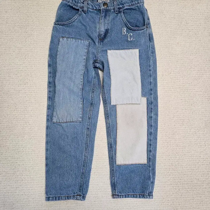 [BUNJANG] Bobo Choses Patch Denim Jeans (6-7y) / 보보쇼즈 패치 데님 청바지 6~7y
