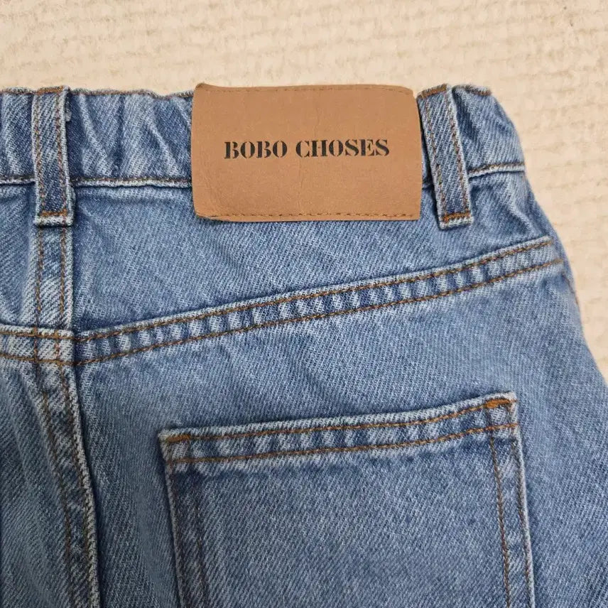 [BUNJANG] Bobo Choses Patch Denim Jeans (6-7y) / 보보쇼즈 패치 데님 청바지 6~7y