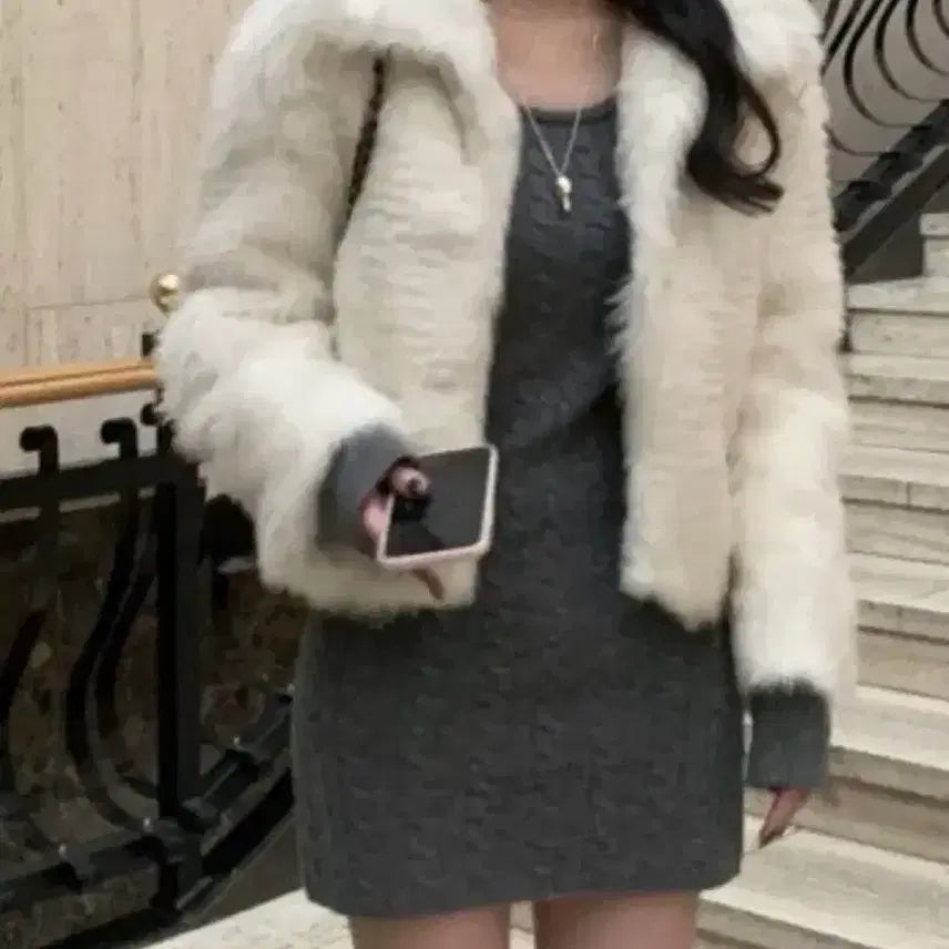 [BUNJANG] Riette Lily Cotes Fur Jacket / 리에뜨 릴리코츠 퍼자켓