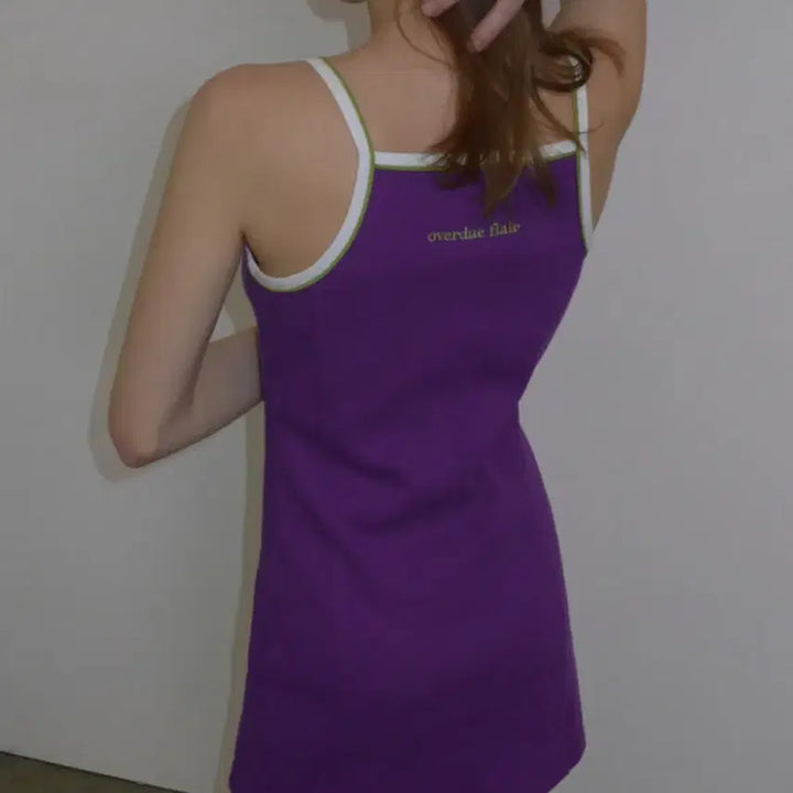 [BUNJANG] Overdue Flare Purple Top / 오버듀플레어 of colored ops 퍼플
