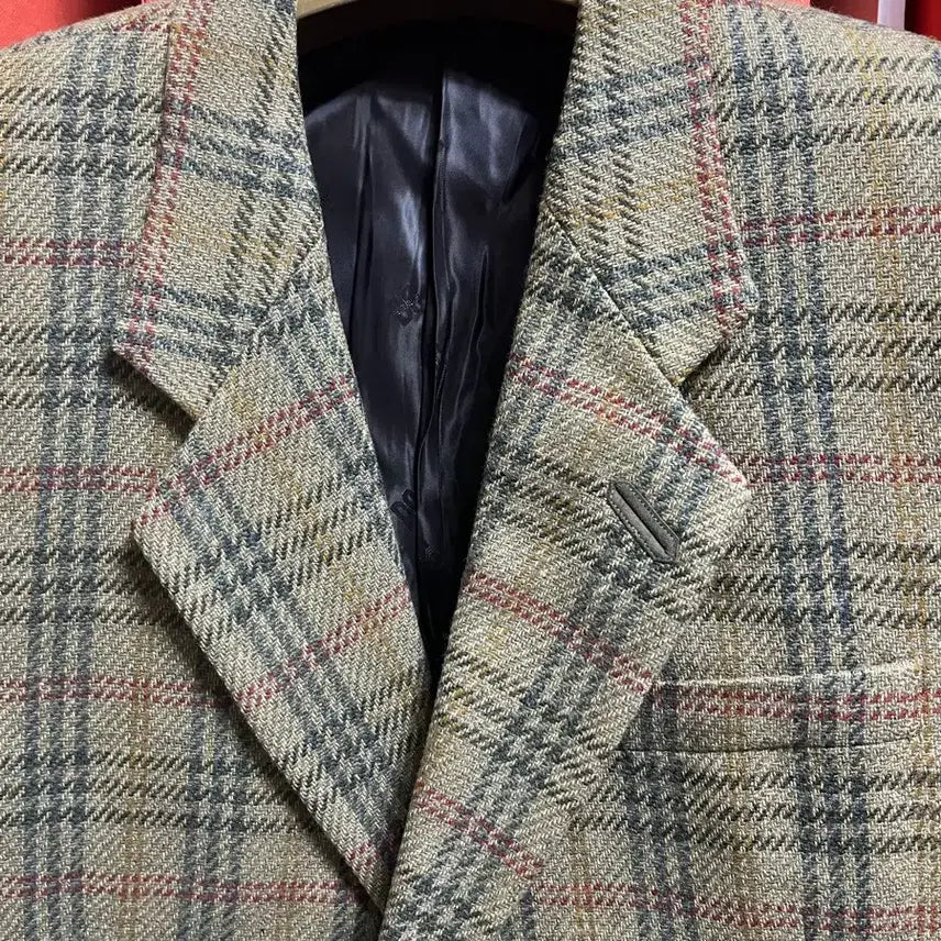 [BUNJANG] Daks Check Wool Jacket 105 / 닥스 체크 울 자켓 105