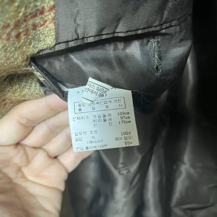 [BUNJANG] Daks Check Wool Jacket 105 / 닥스 체크 울 자켓 105