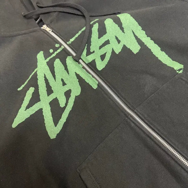 [BUNJANG] Stussy Venus Hoodie Zip-up Black XL / [XL] 스투시 비너스 후드집업 블랙