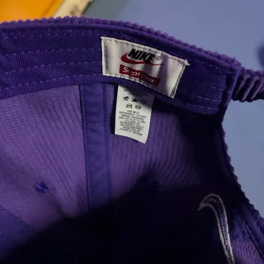 [BUNJANG] Supreme Nike Corduroy Cap Purple / 슈프림 X 나이키 코듀로이 볼캡 퍼플