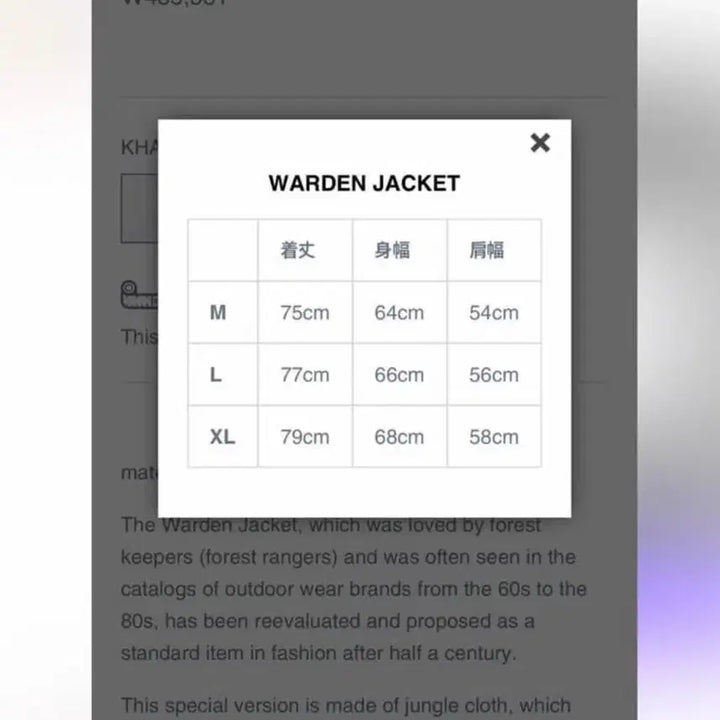 [BUNJANG] Bowwow Warden Jacket M / 바우와우 bowwow warden 자켓M