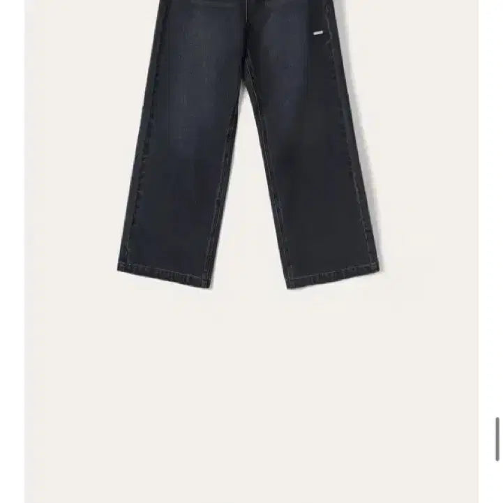 [BUNJANG] TOA.BE Pendant Wide Denim Pants (Dark Blue) / 토아베 Pendant Wide Denim Pants (Dark Blue)