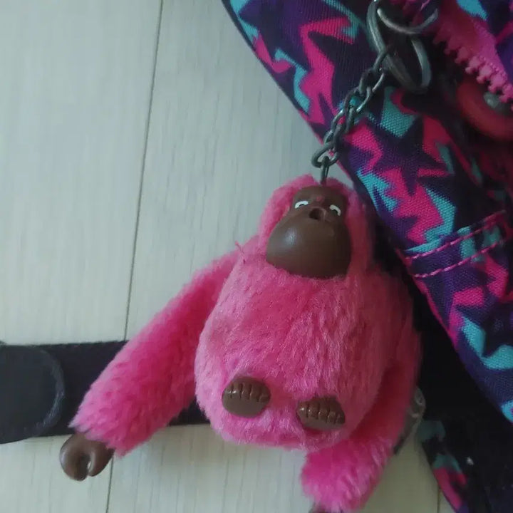 [BUNJANG] Kipling Pink Purple Star Pattern Backpack / 키플링 백팩 별무늬 핑크 퍼플