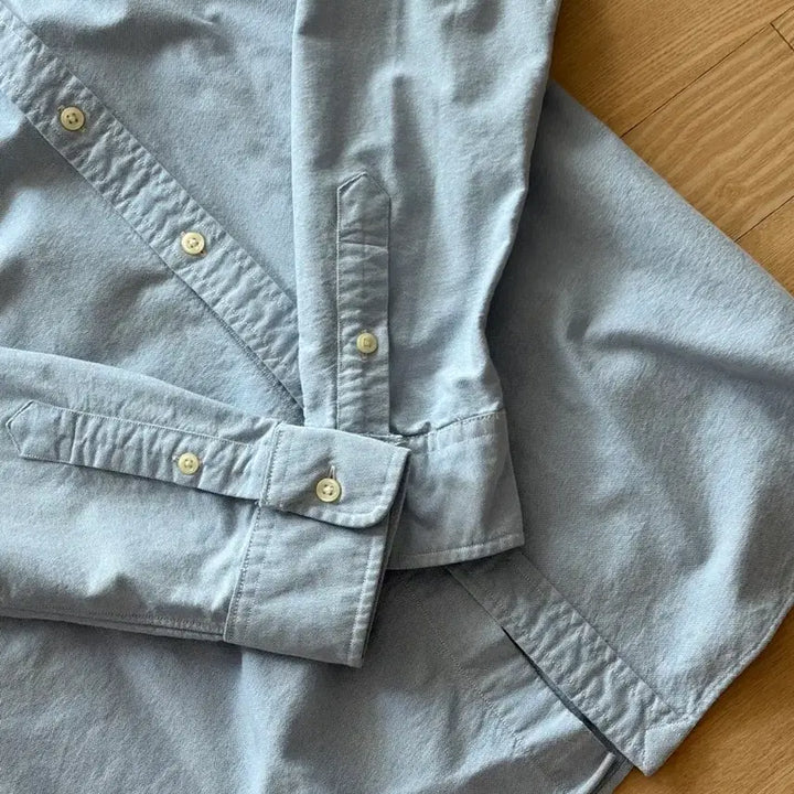 [BUNJANG] Polo Custom Fit Shirt (Sky Blue, L) / 정품) 폴로 하늘색 셔츠L(커스텀핏)