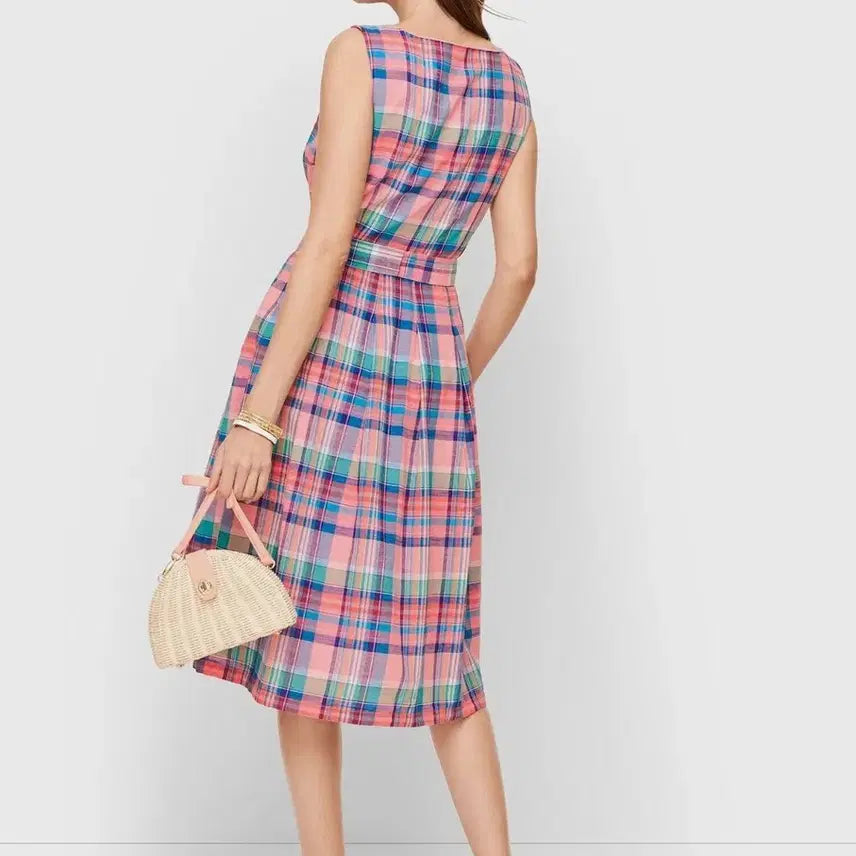 [BUNJANG] Talbot Checkered Dress (Size 2) / 탈봇 체크 원피스 2사이즈 (55) 1만원