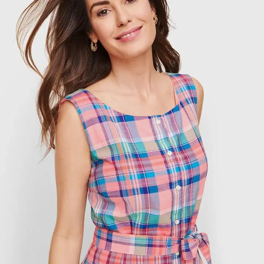 [BUNJANG] Talbot Checkered Dress (Size 2) / 탈봇 체크 원피스 2사이즈 (55) 1만원