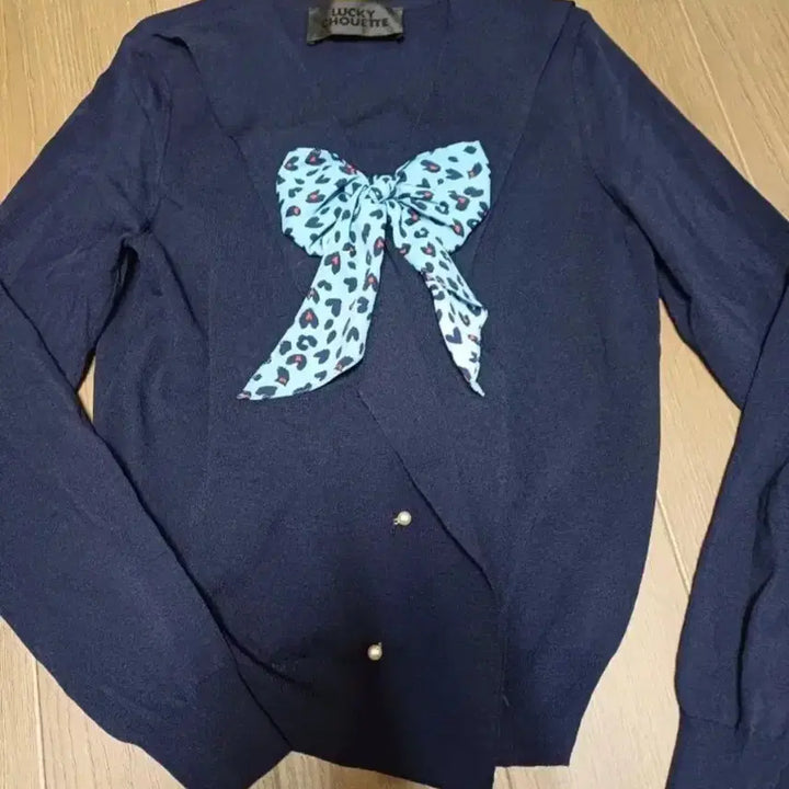 [BUNJANG] Lucky Chouette Navy Blouse 38 / 럭키슈에뜨 38