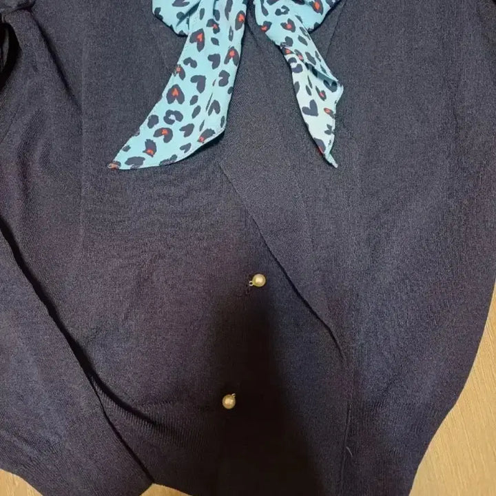 [BUNJANG] Lucky Chouette Navy Blouse 38 / 럭키슈에뜨 38