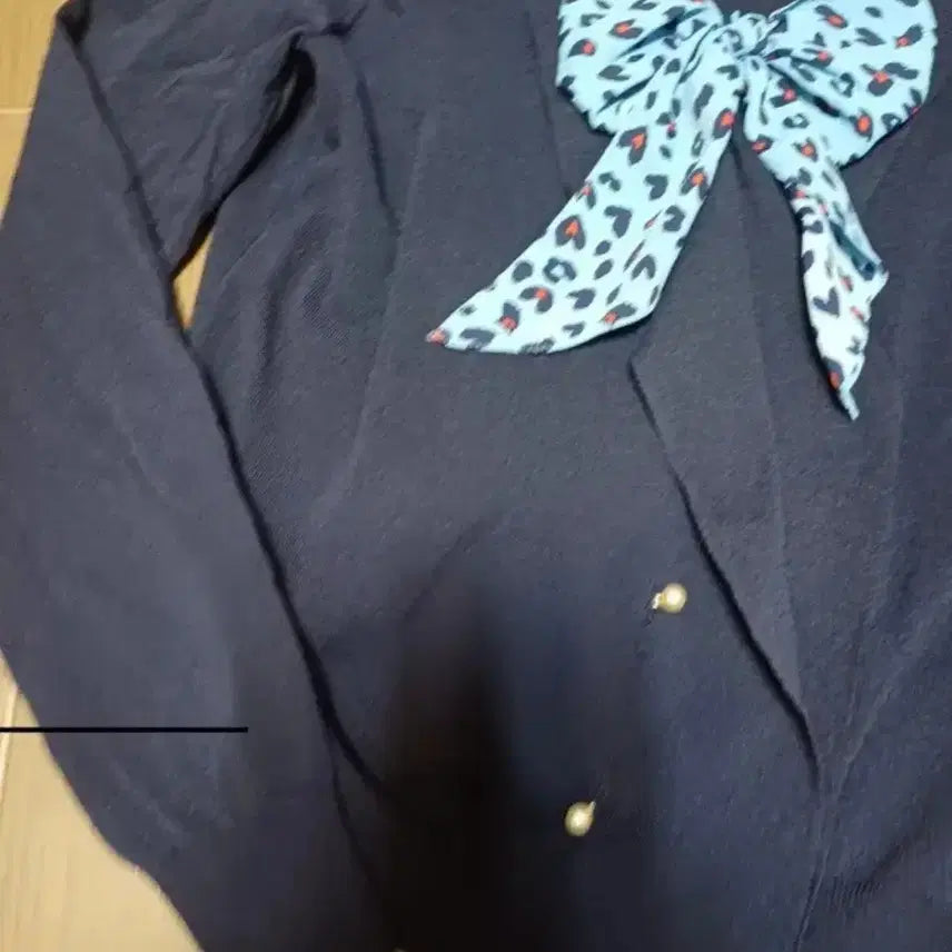 [BUNJANG] Lucky Chouette Navy Blouse 38 / 럭키슈에뜨 38