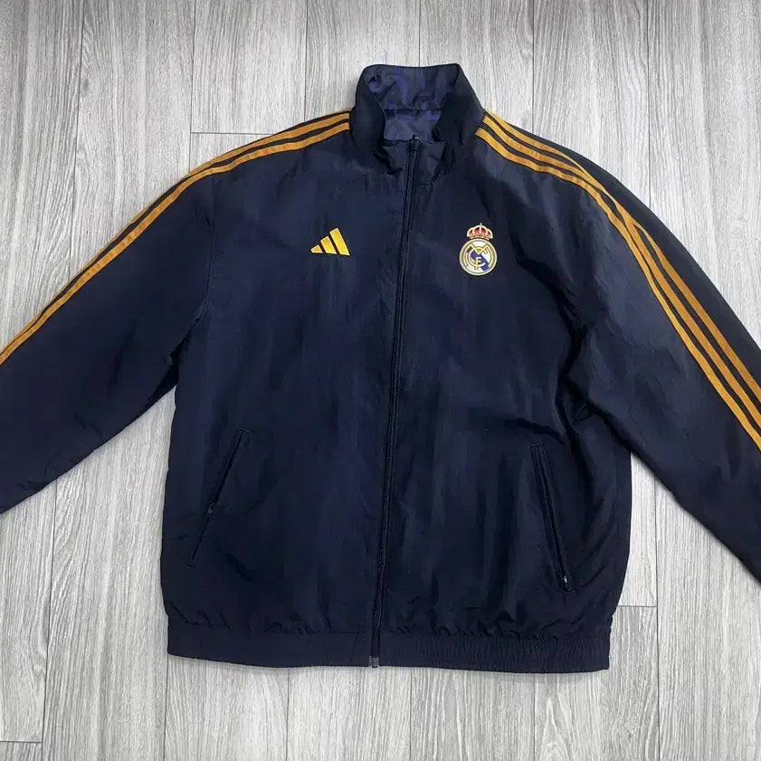 [BUNJANG] Adidas Real Madrid Track Jacket Navy 2XL / 아디다스 레알마드리드 트랙 자켓 네이비 2XL