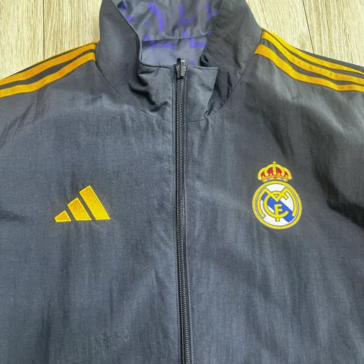 [BUNJANG] Adidas Real Madrid Track Jacket Navy 2XL / 아디다스 레알마드리드 트랙 자켓 네이비 2XL