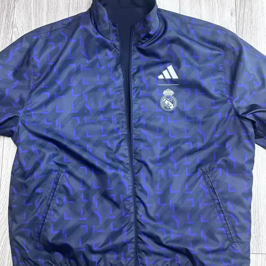 [BUNJANG] Adidas Real Madrid Track Jacket Navy 2XL / 아디다스 레알마드리드 트랙 자켓 네이비 2XL