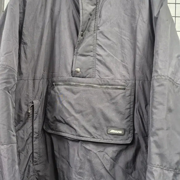 [BUNJANG] Mizuno Padded Anorak Jacket / 110XXL 미즈노 패딩 아노락 자켓. 블랙