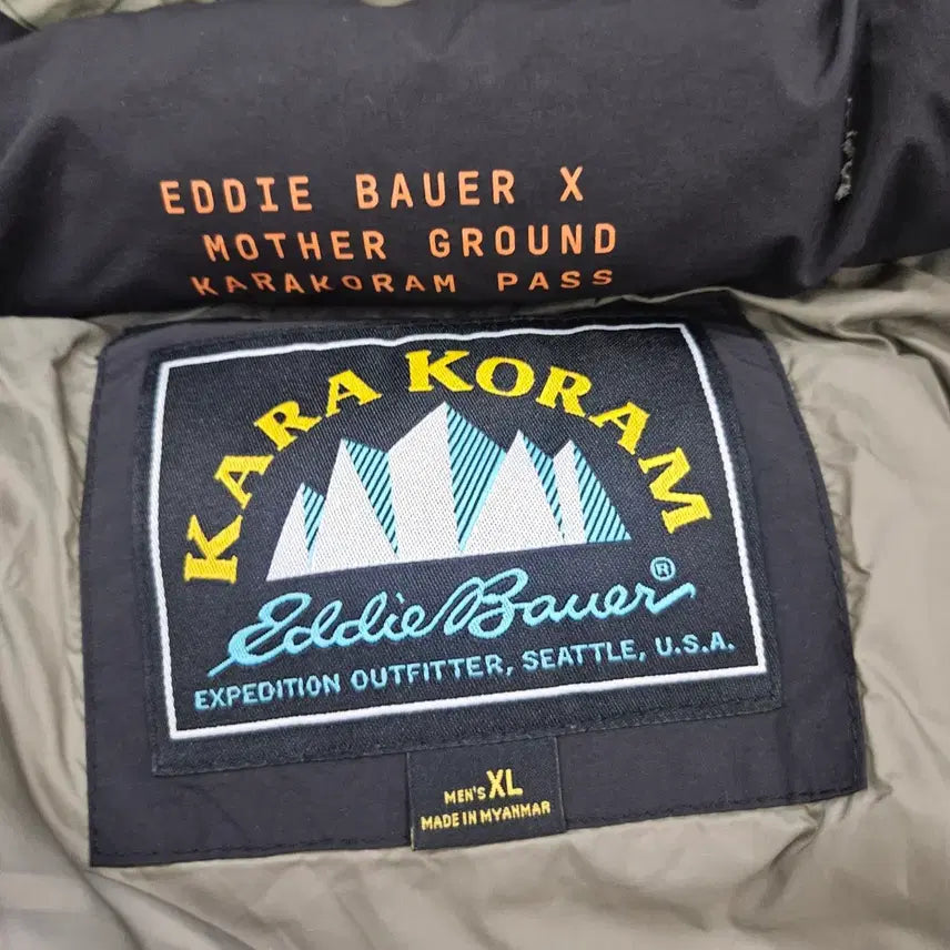[BUNJANG] Eddie Bauer Black Karakoam Padded Jacket XL / [최종할인/새상품] 에디바우어 블랙 카라코람 패딩 XL 105