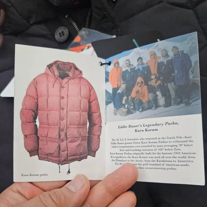 [BUNJANG] Eddie Bauer Black Karakoam Padded Jacket XL / [최종할인/새상품] 에디바우어 블랙 카라코람 패딩 XL 105